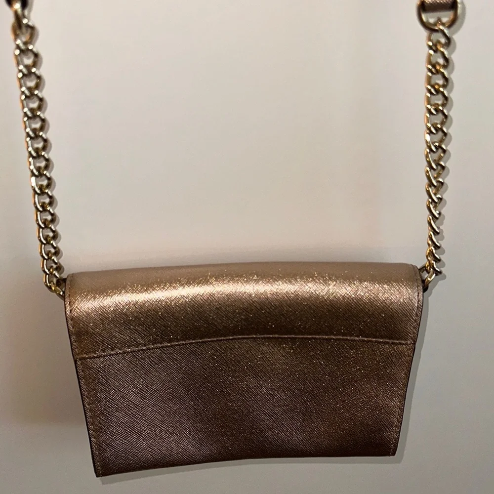 Kate Spade Rose Gold Metallic Crossbody Bag